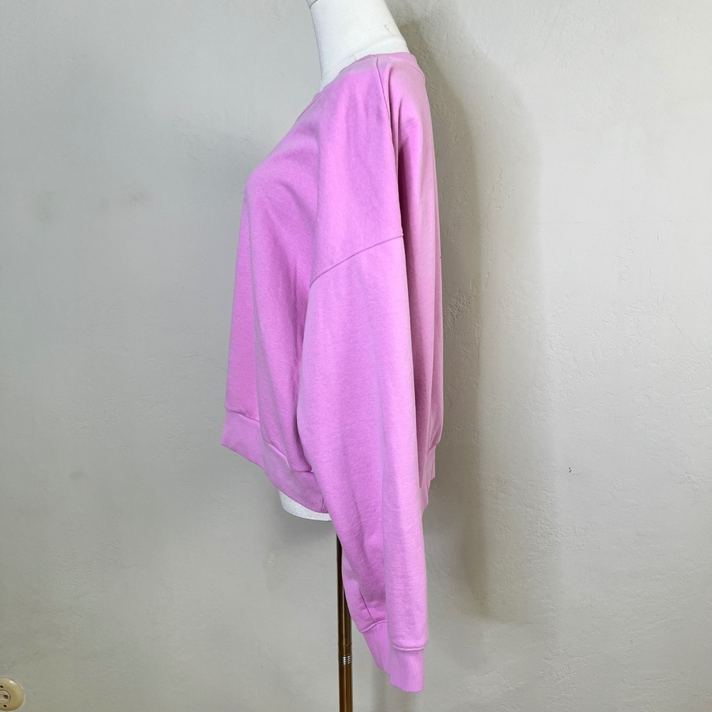 Beyond Yoga Sweatshirt Weekend Size XL Pink Crewneck Long Sleeve Pullover Lounge - Picture 2 of 8